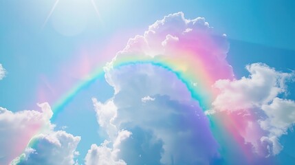 Rainbow in the sky