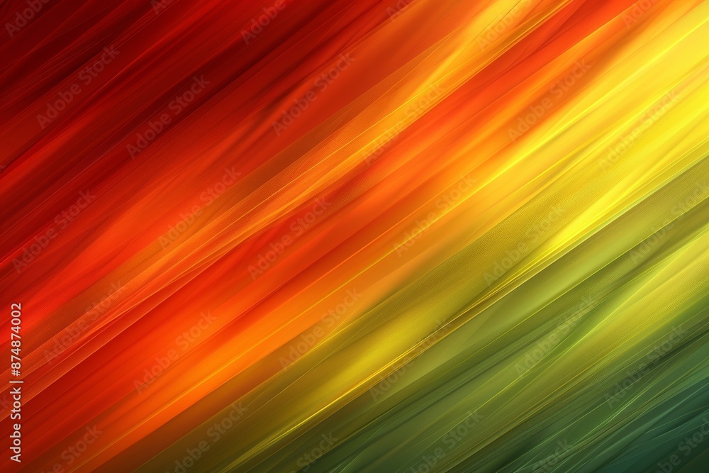 Poster abstract colorful diagonal lines, capturing dynamic movement and vibrant energy.