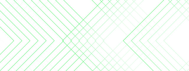 Abstract blueprint architecture concept with geometric Concept of green line. Bright space with lines effect decoration and line stripes. Colorful striped diagonal line technology concept.