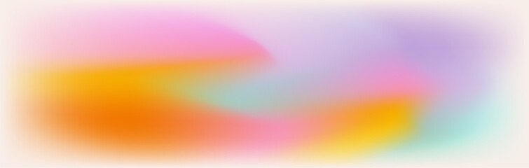 Gradient Backgrounds with Holographic Design. Creative Liquid Summer Patterns in Orange, Pink, Yellow, Violet, and Blue Colors for Advertising, Web, Social Media, Posters, Banners.