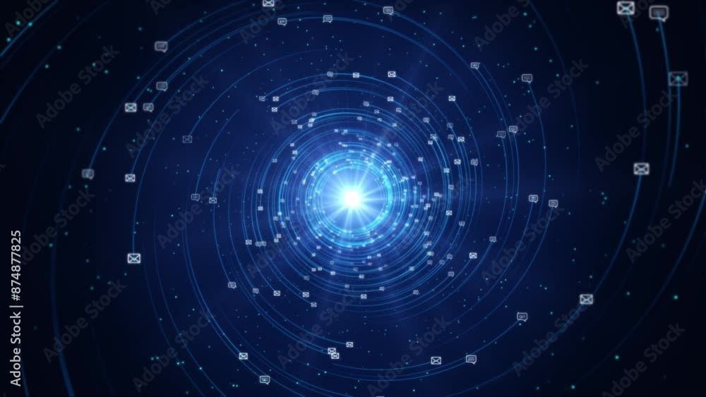 Poster virtual interface hud circle interfaces, hi-tech futuristic display, hologram software development p