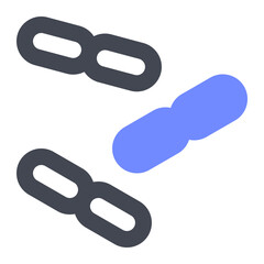 Bacteria biology icon