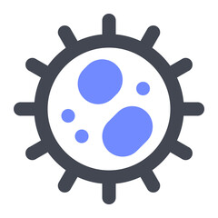 Biology virus icon