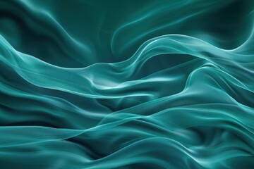 Abstract Teal Wavy Texture