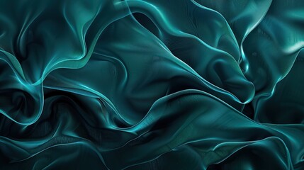 Obraz premium Abstract Teal Fabric Texture