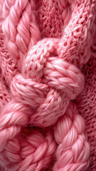 Pink Wool Texture Seamless Background