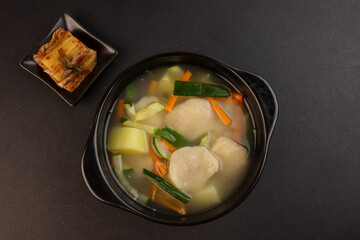 Sujebi is Korean Hand Pulled Noodle Soup.