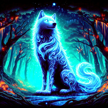Illustration wolf                  