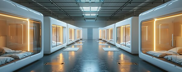 Quarantine Facility with Individual Isolation Rooms Designed for Infectious Disease Pandemic Preparedness