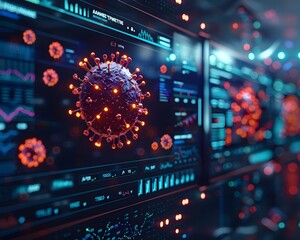 Digital Dashboard Displaying Real Time Data on Virus Outbreaks for Pandemic Preparedness and Response