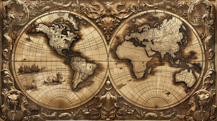 A panoramic view of Earth during the Renaissance