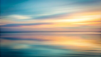 Obraz premium Softly blurred, creamy pastel hues blend in a tranquil, minimalist abstract background with subtle textured visual interest.