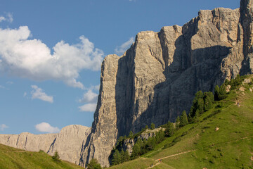 Alpine landscape in Val Gardena