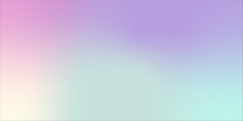 abstract background gradient Soft tone purple pink green turquoise. copy space.