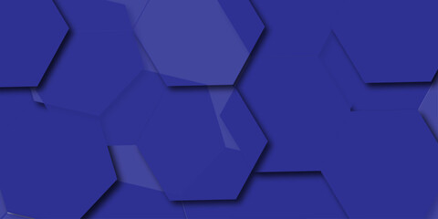 Dark Blue Background with Polygon design.
