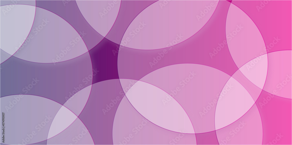 Aufkleber vector pink gradient dynamic abstract circle background. modern and vector design with beautiful abs
