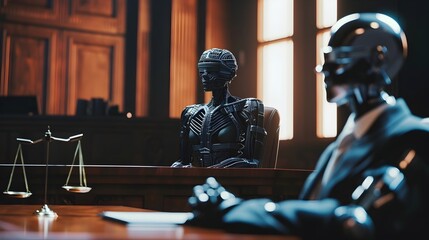 and Human Lawyers Debating Justice and Logic in the Courtroom