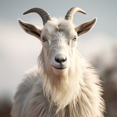 Fototapeta premium close up of a goat