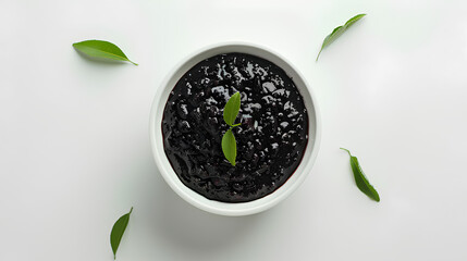 Delicious sticky rice porridge, Background
