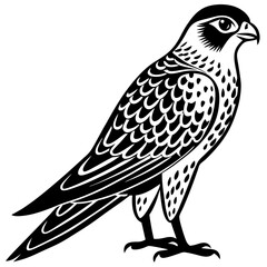 Kestrel vector silhouette 
