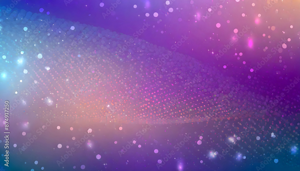 Poster glittering gradient background. generative ai.