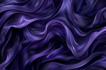 Fototapeta premium Abstract purple swirling fabric creating a luxurious and elegant background for sophisticated designs.