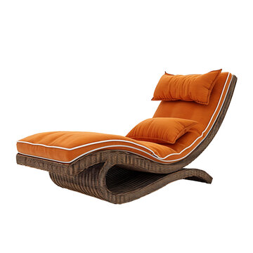 recommend clip art: Lounge Chair on Transparent Cut Out