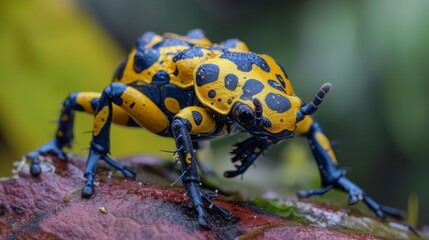 Fototapeta premium Close-up Photography of Unusual Insects of Reptiles Thing
