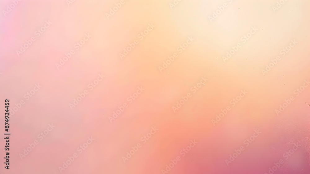 Aufkleber subtle pink to peach gradient design - serene digital backdrop for relaxing and calming experiences