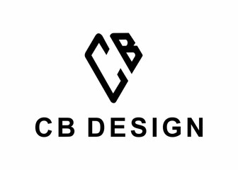 letter cb logo, design, Vector, illustration, creative icon, template
