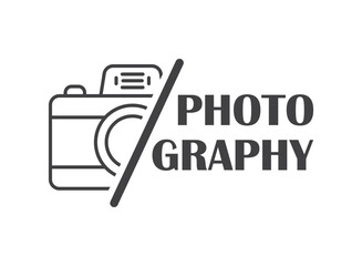 Camera icon in flat style. Photography vector illustration on isolated background. Photo sign business concept.