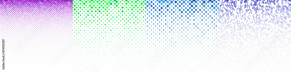 Poster abstract diagonal square pattern collection