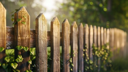 Obraz premium fance with beautifull texture and nature background