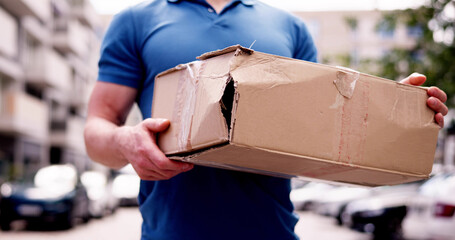 The mailman's mishandling of a fragile item led to disastrous consequences