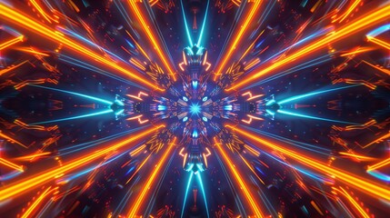 Fototapeta premium Abstract black hole and space doors dynamic abstract