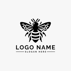 bee modern design vector logo