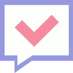 Wrong Yes Flat Sticker Design