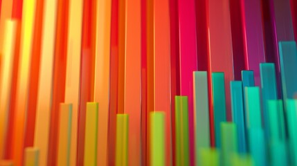 Obraz premium Abstract Colorful Stripes