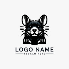 Fototapeta premium rat vector logo design