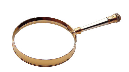 magnifying glass isolated on white background
