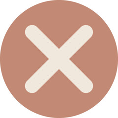 Fototapeta premium Wrong Yes Flat Sticker Design