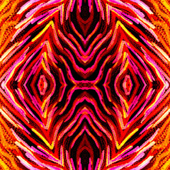 Zebra Skin Print. Orange Zebra Seamless Pattern. Fire Stripe Pattern. Zebra Picture. Modern Stripe. Brown Tiger Print Hair. Tiger Print Repeating.