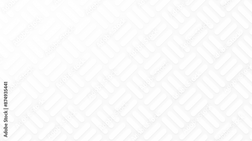 Poster pattern of white diagonal geometric shapes with shadow on almost white background. abstract high res