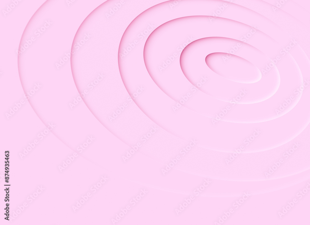 Poster abstract background of layered pink circles with 3d effect. abstract high resolution full frame back