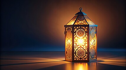 Paper-cut lantern glowing in the dark , papercut, lantern, glow, dark, paper art, traditional, decoration, illumination, craft