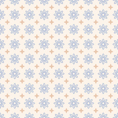 Abstract modern geometric tile and  textile seamless pattern background