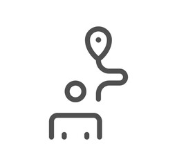 Shopping icon outline and linear vector.	
