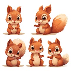 Fototapeta premium set of animals