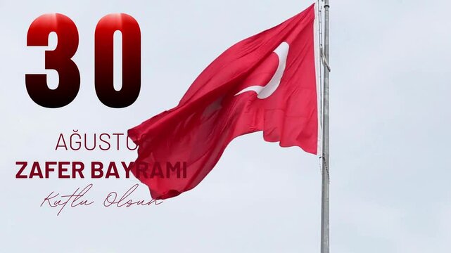 Happy August 30 victory day video. (Turkish translation: 30 Ağustos zafer bayramı kutlu olsun videosu)