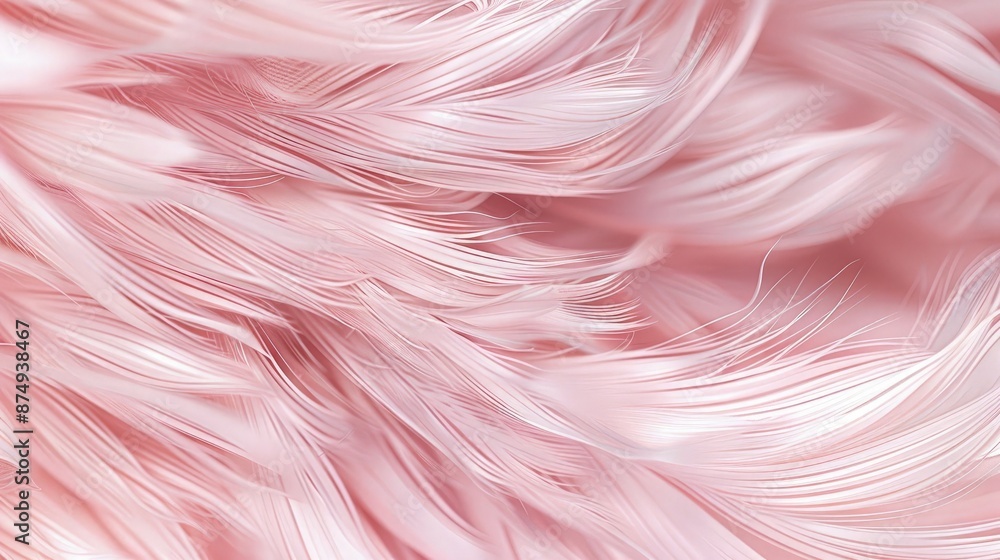 Aufkleber abstract feather soft pink background soft bird feather background